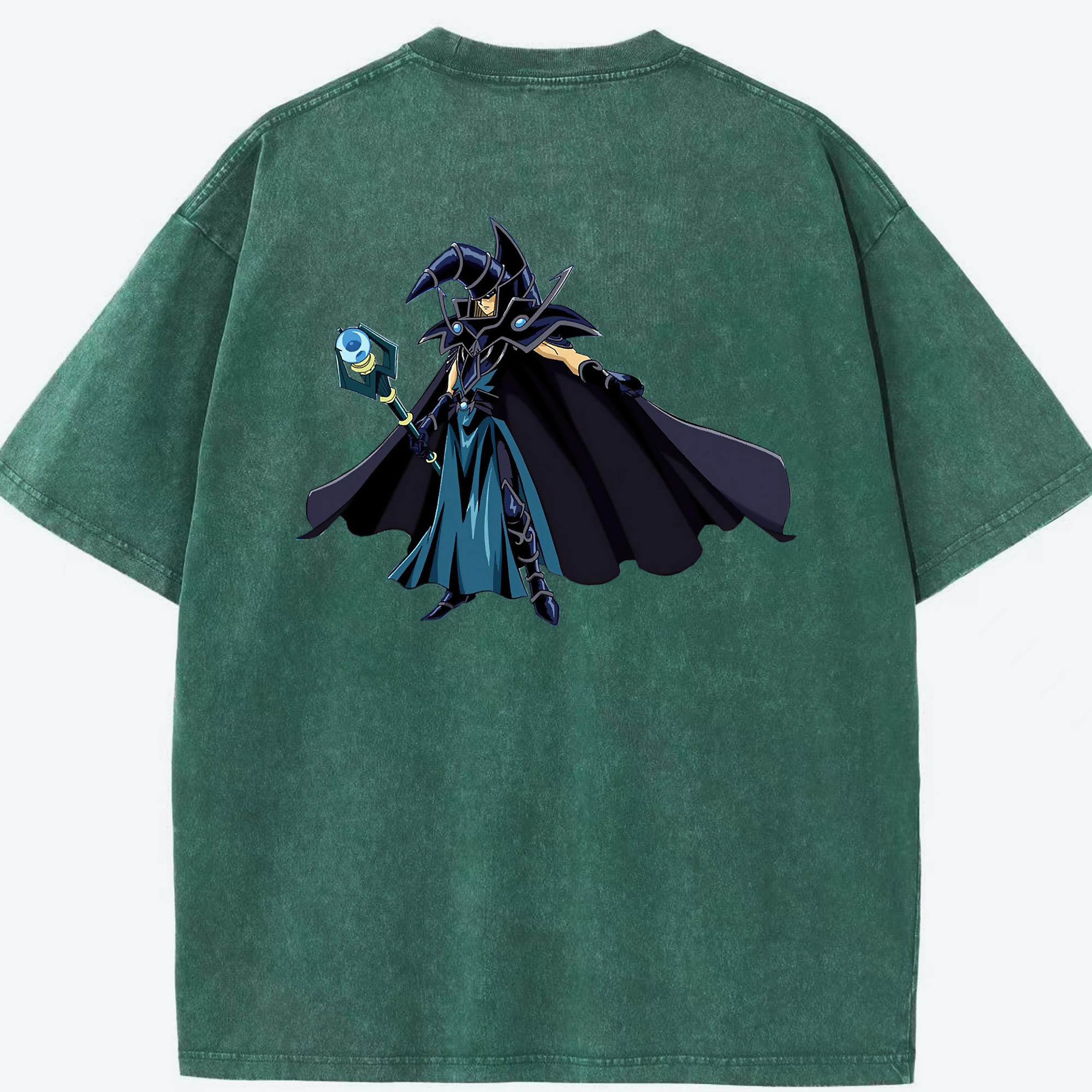 （画像用） 遊☆戯☆王 Yu-Gi-Oh! 綿100% ヴィンテージ風 半袖Tシャツ（背面プリント）